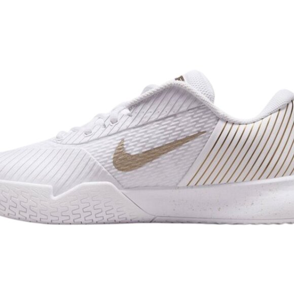 Nike Zoom Vapor Pro 2 HC Wimbledon Mens Tennis Shoes White/Gold HF3632 100 NEW - Picture 3 of 6